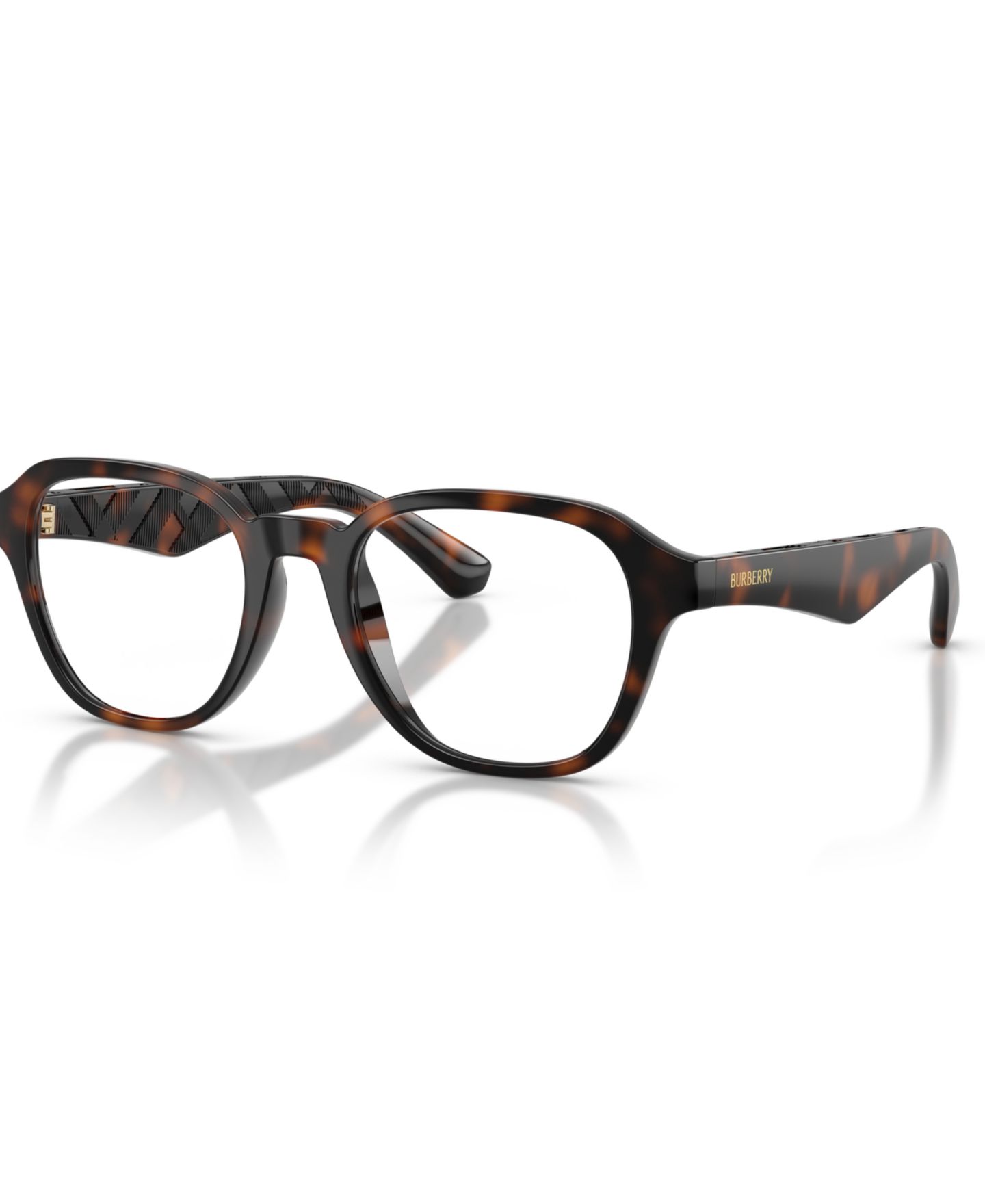 Мужские очки Burberry Man Panthos Plastic BE2444U Eyeglasses, цвет: Тёмный гавана — фото 1