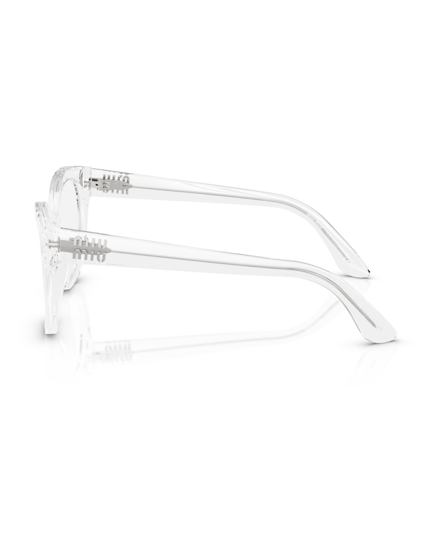 Женские очки MIU MIU Woman Square Plastic MU 05XV Eyeglasses, цвет: Trasparent — фото 3