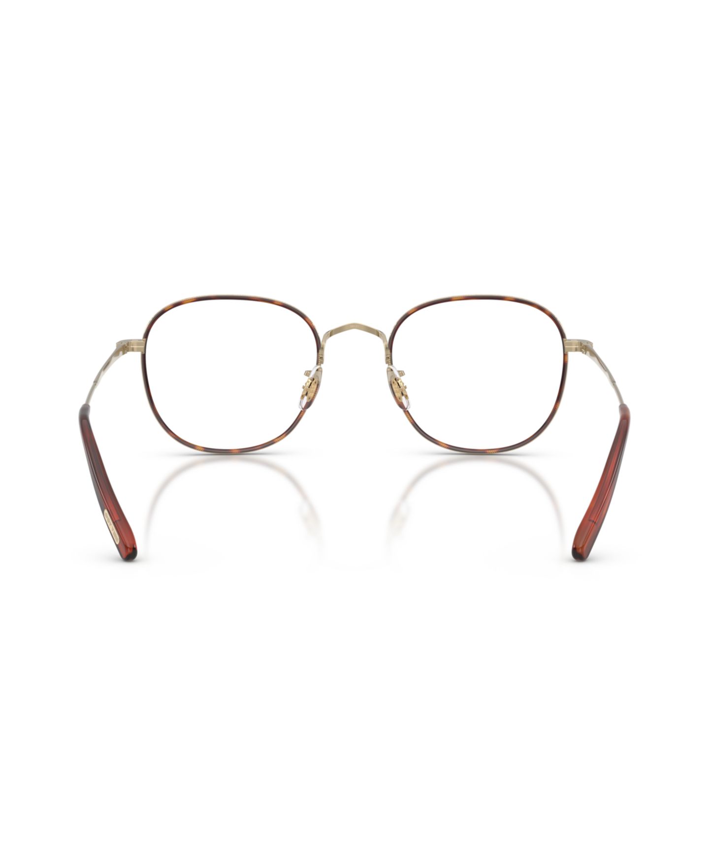 Очки Oliver Peoples Unisex Panthos Titanium OV1375T Mehr Eyeglasses, цвет: Золотой — фото 2