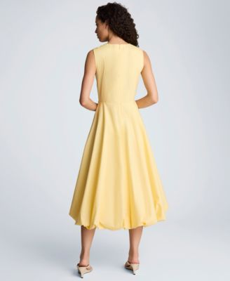 Women's Bubble Hem Midi Dress