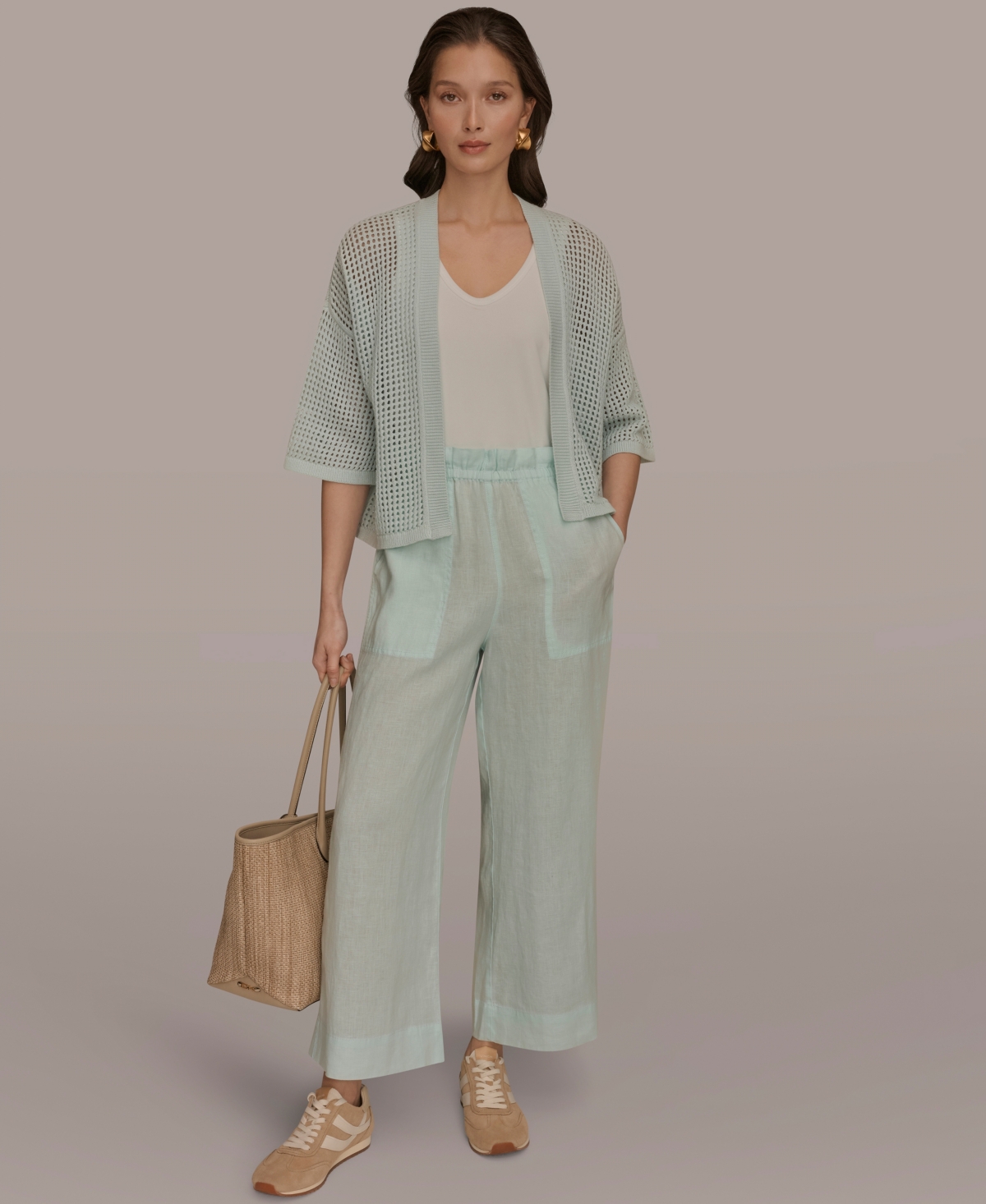 Donna Karan Weekend Women's Open-Front Cardigan