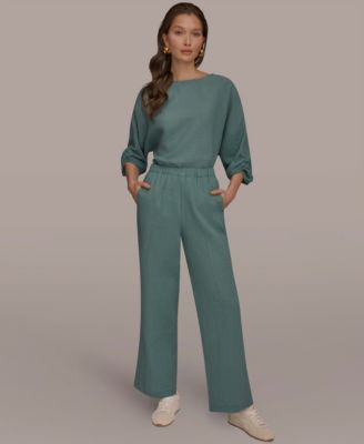 Women's Cotton Mid-Rise Cotton Pants