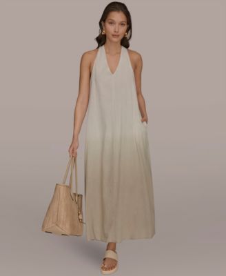 Women's V-Neck Midi Dress