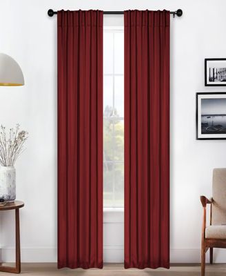 Solid Classic Modern Blackout Curtain Set ,26" x 84" (Set of 2)