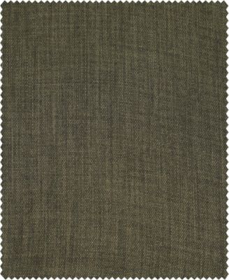 French Pleat Textured Faux Linen Room Darkening Curtain