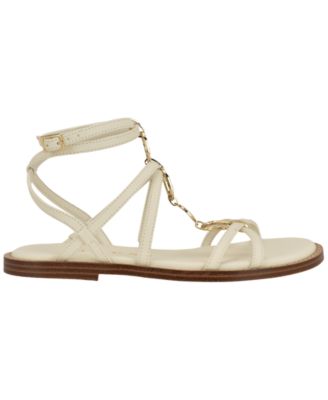 Women's Grunge Gladiator Ornamented Flat Sandals