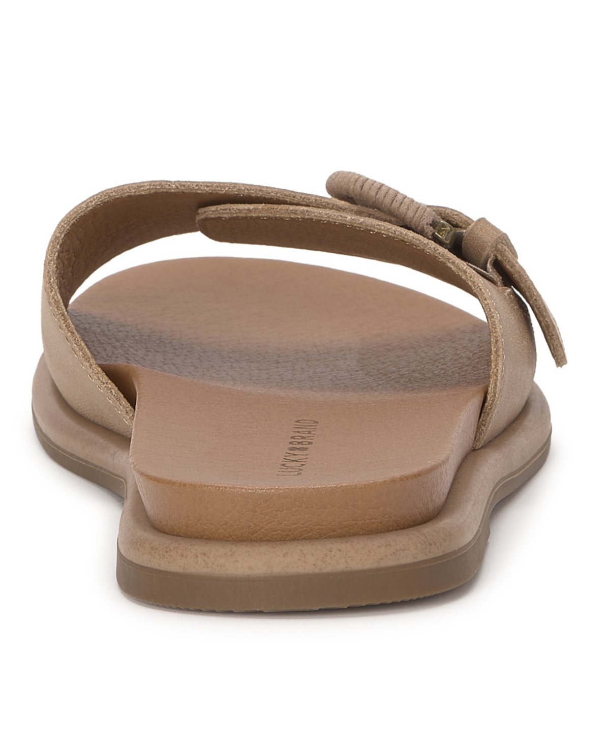 Lucky Brand Women's Suszie Buckle Slide Flat Sandals