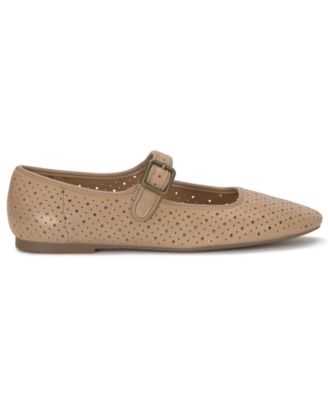 Women's Tannyr Perforated Mary Jane Ballet Flats