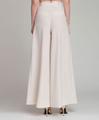 Women's Mid Rise Wide Leg Trousers
