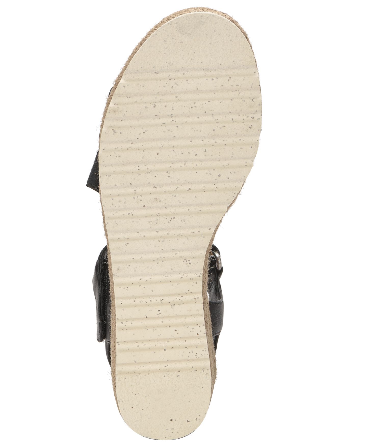 Женские сандалии Lucky Brand Tressy Platform Wedge, цвет: Чёрный гладкий — фото 5