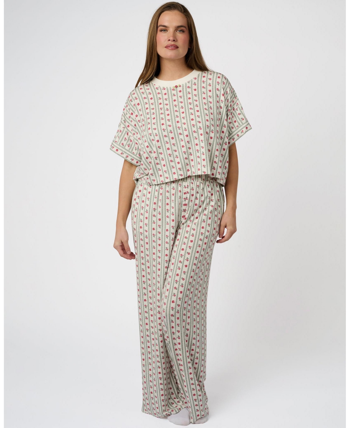 WeWoreWhat Women's Cropped Sleep Tee