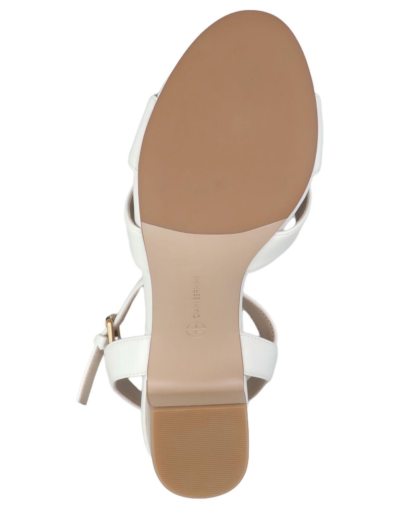 Женские сандалии Giani Bernini Nelliie Block Heel Dress Sandals, цвет: Белый — фото 5