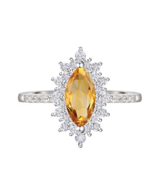 3-Pc. Amethyst (3 ct. t.w.) & Lab Grown White Sapphire (1-7/8 ct. t.w.) Ring, Earring & Necklace in Sterling Silver (also in Other Gemstones)