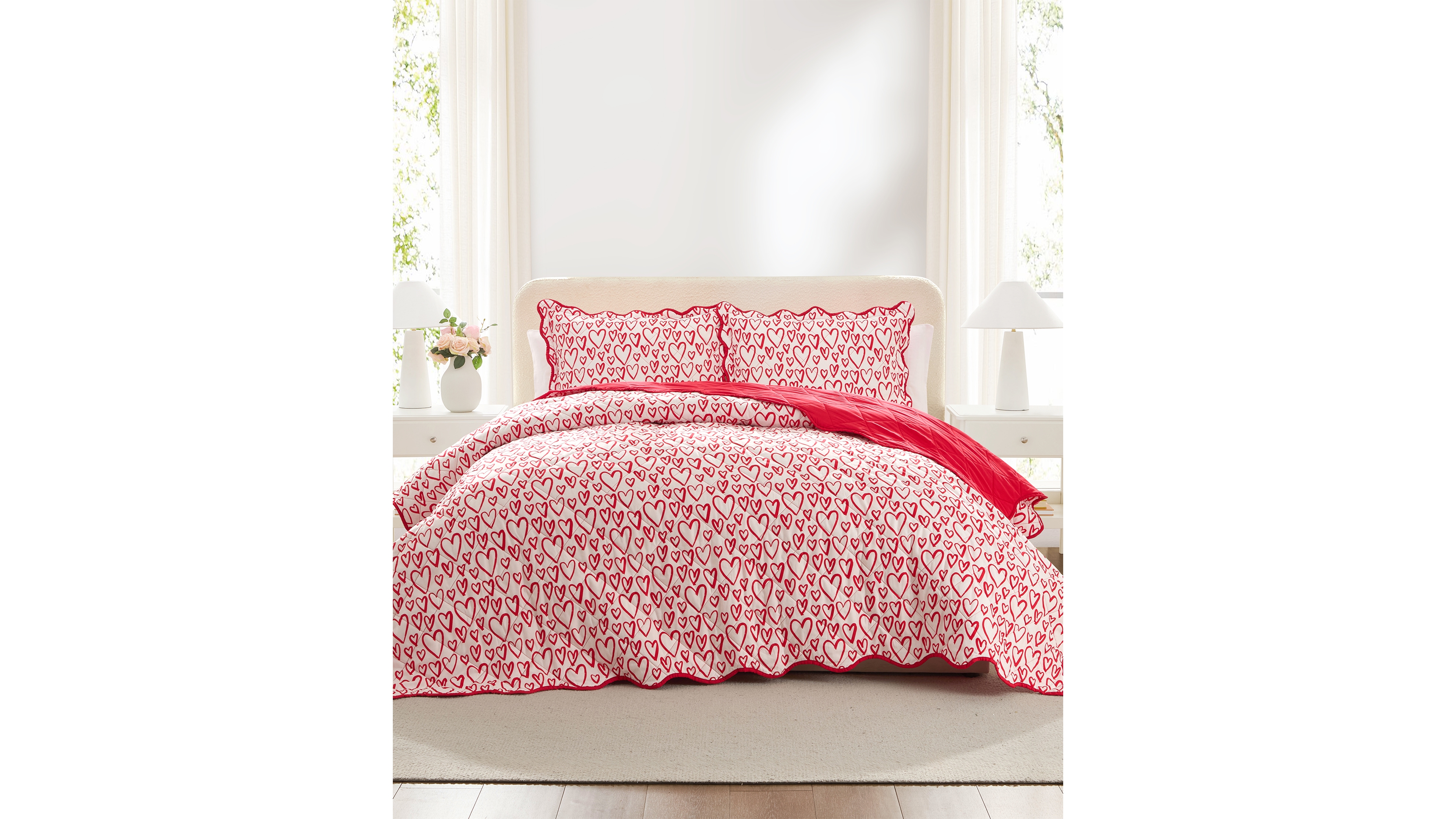 Hallmark Heart Strings 3-Pc. Quilt Set, King