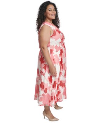 Plus Size Printed Maxi Dress