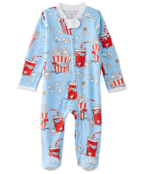 Комбинезон butterblu Baby Boys' Scout 2-Way Zip Footed Coveralls, цвет: Сливочный