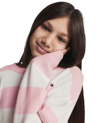 Girls' 7-16 Striped Sweater