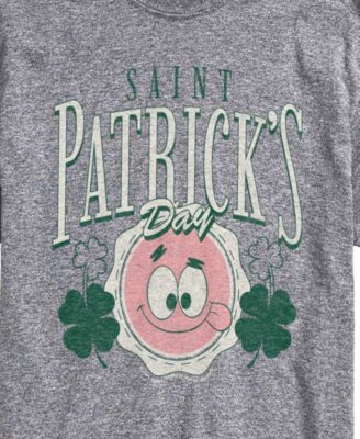 Men's SpongeBob Squarepants St. Patrick's Day Short-Sleeve Graphic T-Shirt