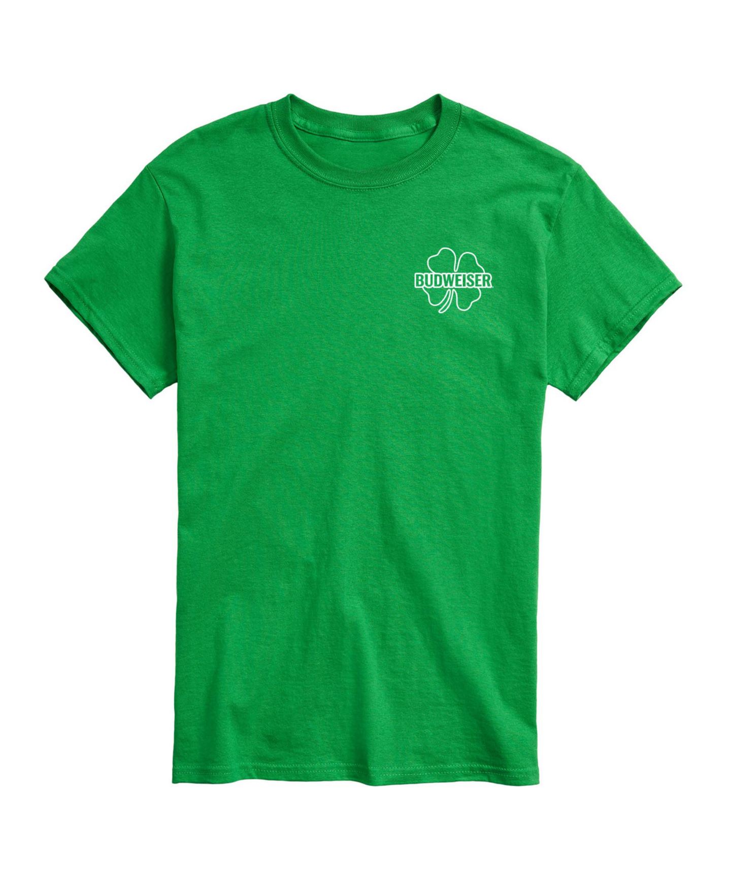 Мужская футболка AIRWAVES Budweiser World Renowned Bud Short-Sleeve Graphic, цвет: Зелёный — фото 2