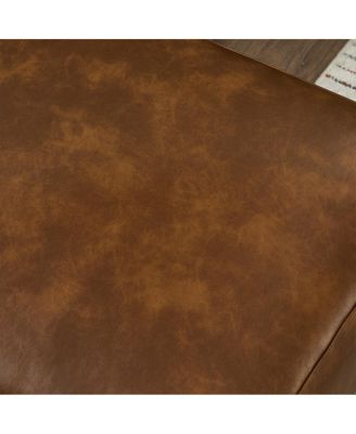 112" Luxury PU Leather Sofa