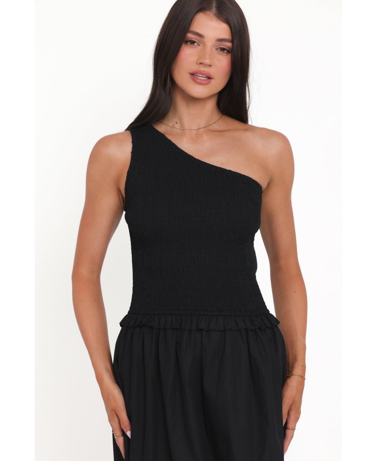 Petal and Pup Women's Myla One Shoulder Maxi Dress