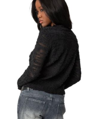 Women's Georgie Textured Knit Cardigan