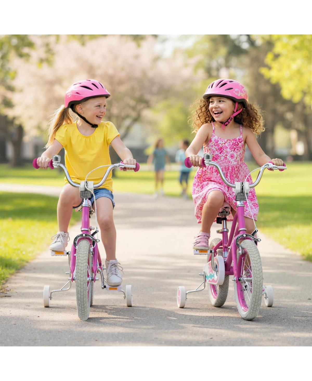 Mecale Inch Kids Bike for Aged 3-8 Years Old with Adjustable Handlebar - Starlight Wave