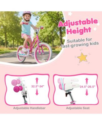 Inch Kids Bike for Aged 3-8 Years Old with Adjustable Handlebar - Starlight Wave