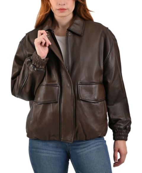 Женские куртки Frye Women's Women s Lamb leather Jacket