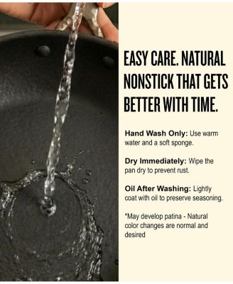 Artist 2-Piece Carbon Steel Frying Pan Set – Naturally Nonstick, Chemical-Free