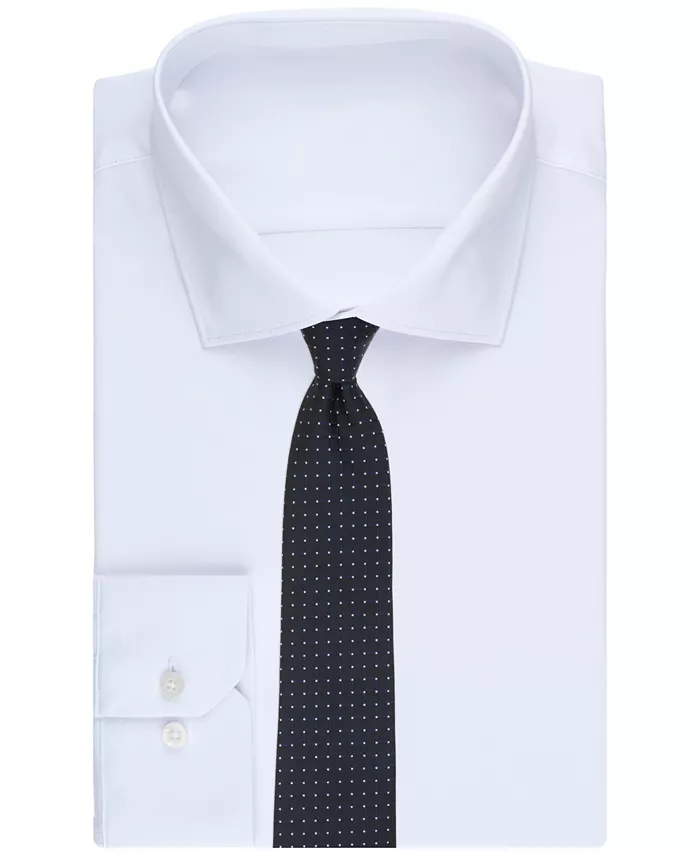 Men's Grid Pattern Tie - thumbnail 3
