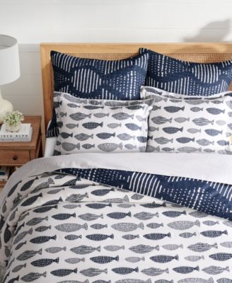 Home Bakio Reversible 2-Pc. Duvet Cover Set, Twin