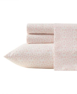 Pikkuinen Unikko 200-Thread Count Cotton Percale 4-Pc. Sheet Set, King