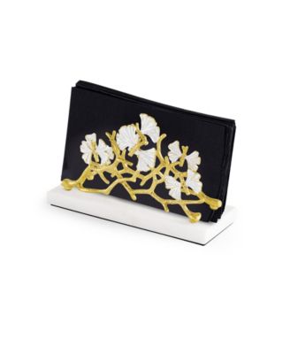 Butterfly Ginkgo Vertical Napkin Holder