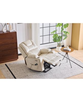  Oversized Power Lift Recliner Massage Chair for Elderly, USB/Type-C Ports