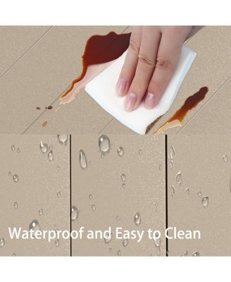  VRSHWO Iron Terrace Dining Chairs, Set of 2 Cream Outdoor Metal Chairs