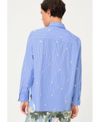 Women's Embellised Stripe Shirt