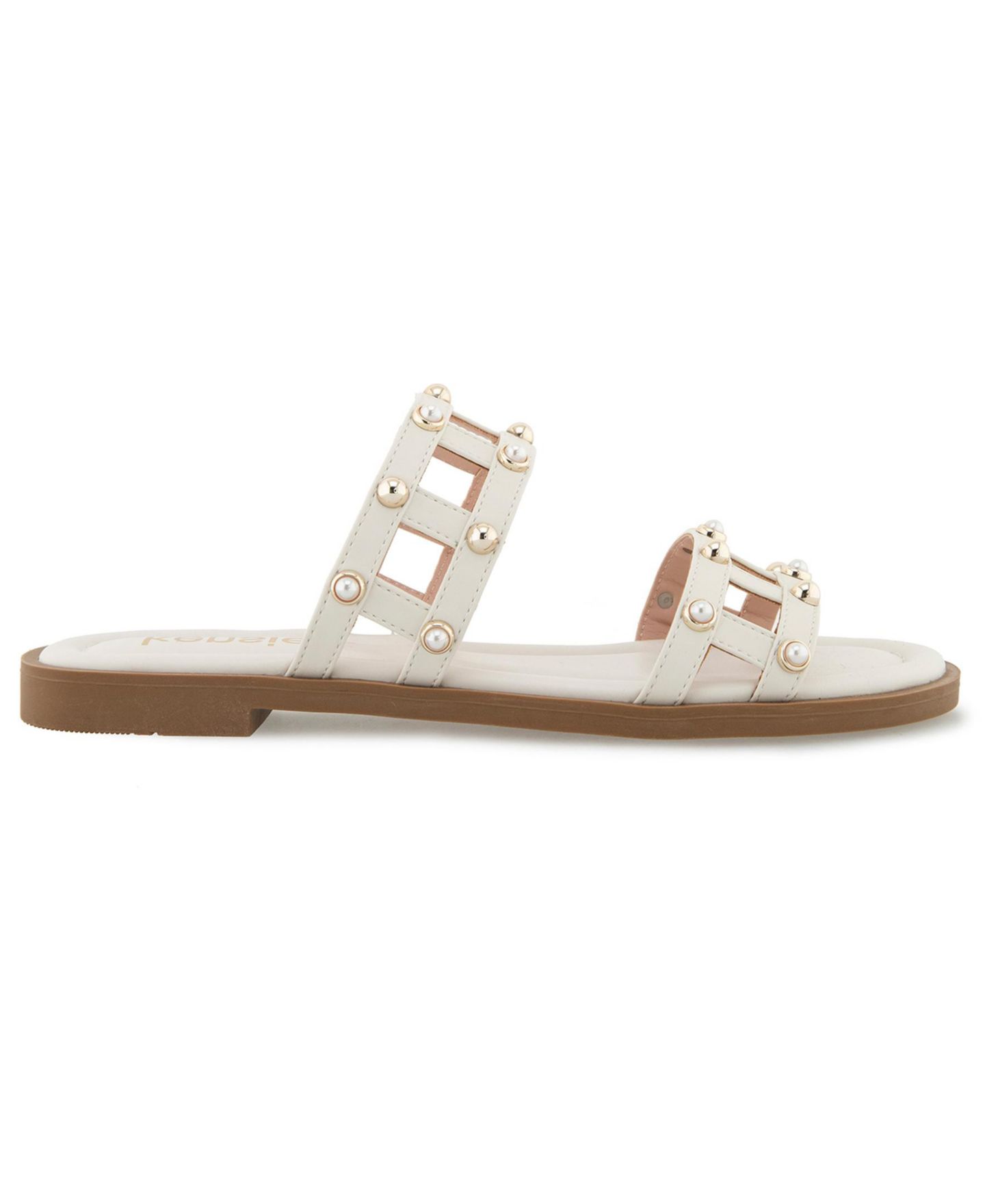 Женские сандалии Kensie Malory Flat Sandal, цвет: Молочный белый — фото 2