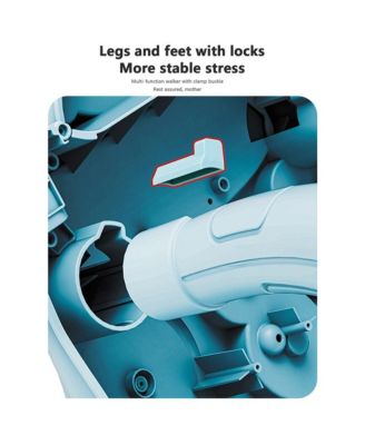 2-in-1 Baby Push Walker & Activity Center - Adjustable & Anti-Tip Design for First Steps