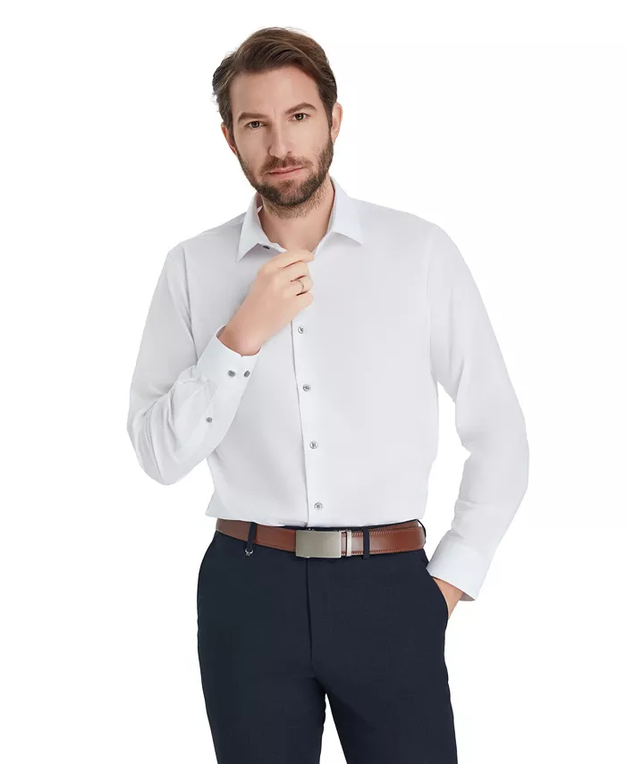 Men's Slim-Fit Solid Dress Shirt - thumbnail 5