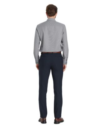 Men's Slim-Fit Solid Dress Shirt