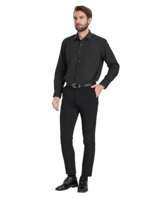 Men's Regular Fit Solid Dress Shirt