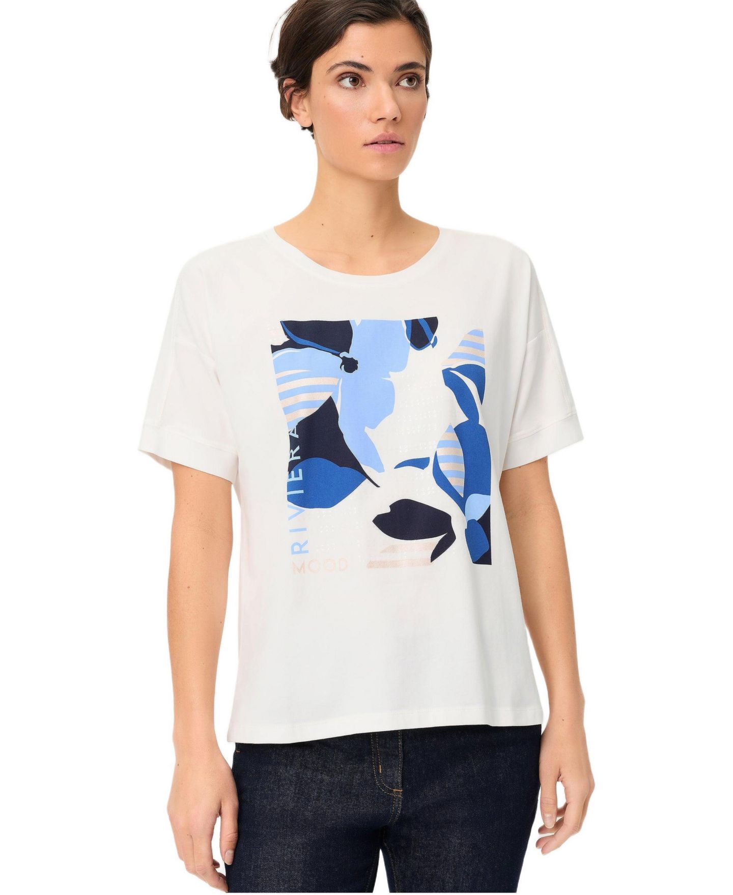 Женская футболка Olsen Riviera Placement Print — фото 1