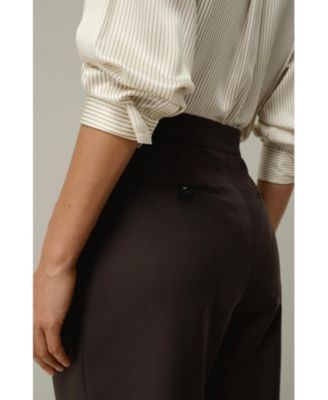 Women's Wool-Silk Bermuda shorts