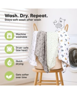 3-Pack Lyra Muslin Swaddle Blankets for Newborns, Large Cotton Nursery Baby Blankets, Soft & Breathable