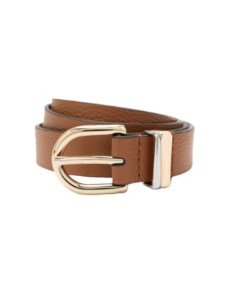 Women's Two-Tone Molten Loop Belt