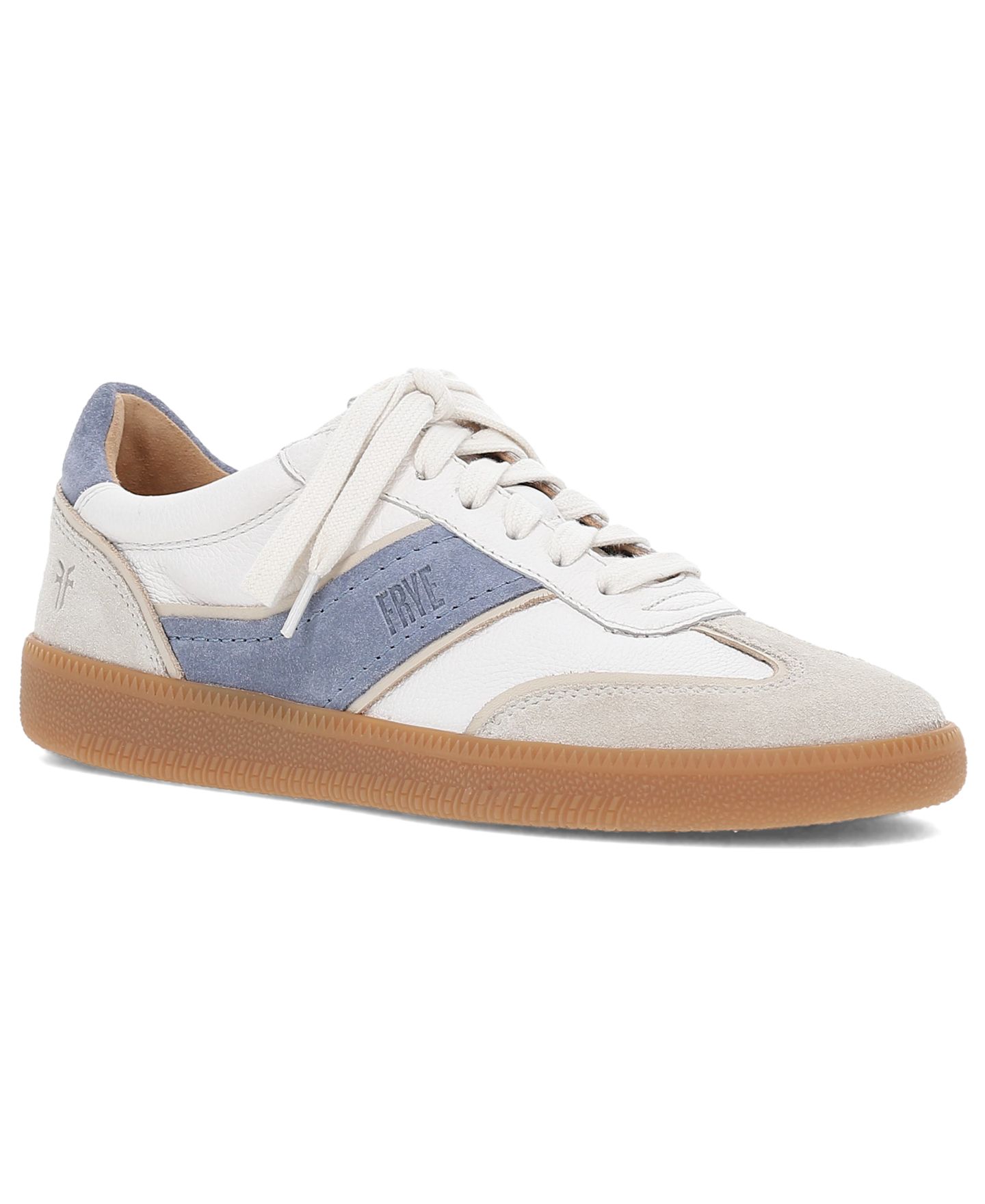 Женские кроссовки Frye Milly Low Lace-Up Leather, цвет: Слоновая кость кожаный — фото 1