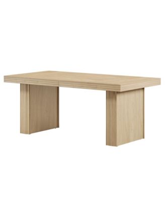 63" Executive Desk, Modern Executive Office Desk with Thickened Desktop and Heavy-Duty Legs, Wood Writing Workstation Study Table