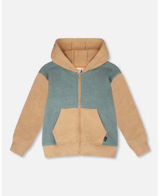 Baby Boys Hooded French Terry Cardigan