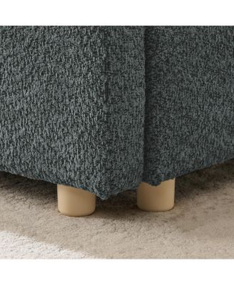 Queen Size Upholstered Bed Frame, Modern Minimalist